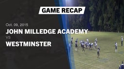 Recap: John Milledge Academy  vs. Westminster  2015