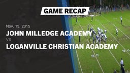 Recap: John Milledge Academy  vs. Loganville Christian Academy  2015