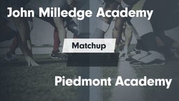 Matchup: Milledge Academy vs. Piedmont Academy  2016