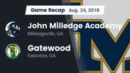 Recap: John Milledge Academy  vs. Gatewood  2018
