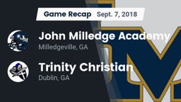 Recap: John Milledge Academy  vs. Trinity Christian  2018