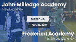 Matchup: Milledge Academy vs. Frederica Academy  2018