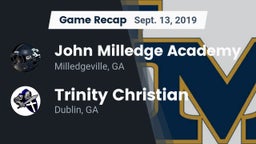 Recap: John Milledge Academy  vs. Trinity Christian  2019