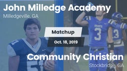 Matchup: Milledge Academy vs. Community Christian  2019