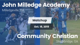 Matchup: Milledge Academy vs. Community Christian  2019