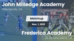 Matchup: Milledge Academy vs. Frederica Academy  2019