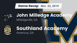 Recap: John Milledge Academy  vs. Southland Academy  2019