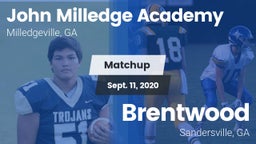 Matchup: Milledge Academy vs. Brentwood  2020