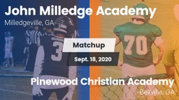 Matchup: Milledge Academy vs. Pinewood Christian Academy 2020