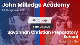 Matchup: Milledge Academy vs. Savannah Christian Preparatory School 2020