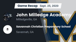 Recap: John Milledge Academy  vs. Savannah Christian Preparatory School 2020