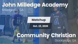Matchup: Milledge Academy vs. Community Christian  2020