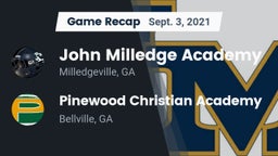 Recap: John Milledge Academy  vs. Pinewood Christian Academy 2021