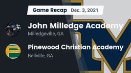 Recap: John Milledge Academy  vs. Pinewood Christian Academy 2021