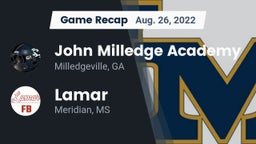 Recap: John Milledge Academy  vs. Lamar  2022