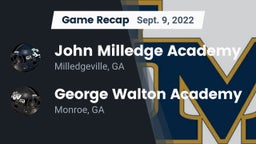 Recap: John Milledge Academy  vs. George Walton Academy  2022