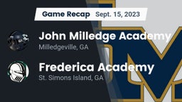 Recap: John Milledge Academy  vs. Frederica Academy  2023