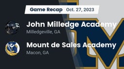 Recap: John Milledge Academy  vs. Mount de Sales Academy 2023