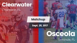 Matchup: Clearwater High vs. Osceola  2017
