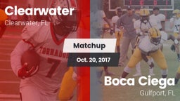 Matchup: Clearwater High vs. Boca Ciega  2017