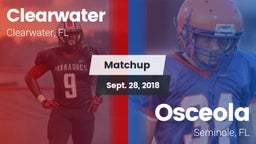 Matchup: Clearwater High vs. Osceola  2018