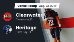 Recap: Clearwater  vs. Heritage  2019