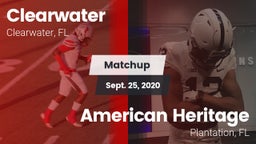 Matchup: Clearwater High vs. American Heritage  2020