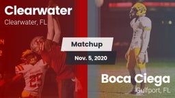 Matchup: Clearwater High vs. Boca Ciega  2020