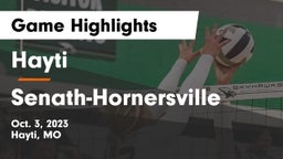 Hayti  vs Senath-Hornersville  Game Highlights - Oct. 3, 2023