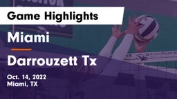 Miami  vs Darrouzett Tx Game Highlights - Oct. 14, 2022