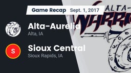 Recap: Alta-Aurelia  vs. Sioux Central  2017