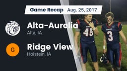 Recap: Alta-Aurelia  vs. Ridge View  2017