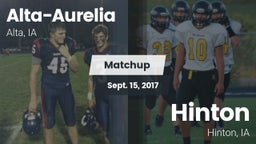 Matchup: Alta-Aurelia High vs. Hinton  2017