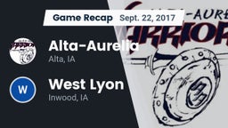 Recap: Alta-Aurelia  vs. West Lyon  2017