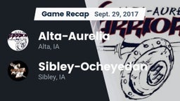 Recap: Alta-Aurelia  vs. Sibley-Ocheyedan 2017
