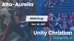 Matchup: Alta-Aurelia High vs. Unity Christian  2017