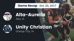 Recap: Alta-Aurelia  vs. Unity Christian  2017