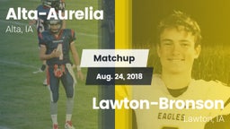 Matchup: Alta-Aurelia High vs. Lawton-Bronson  2018