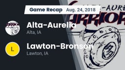 Recap: Alta-Aurelia  vs. Lawton-Bronson  2018