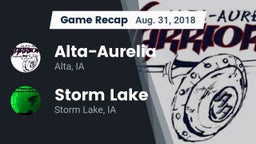 Recap: Alta-Aurelia  vs. Storm Lake  2018