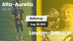 Matchup: Alta-Aurelia High vs. Lawton-Bronson  2019