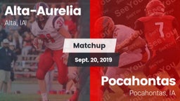 Matchup: Alta-Aurelia High vs. Pocahontas  2019