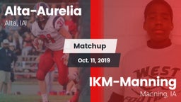 Matchup: Alta-Aurelia High vs. IKM-Manning  2019