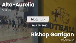 Matchup: Alta-Aurelia High vs. Bishop Garrigan  2020