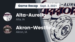 Recap: Alta-Aurelia  vs. Akron-Westfield  2021