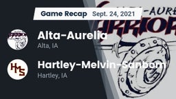 Recap: Alta-Aurelia  vs. Hartley-Melvin-Sanborn  2021