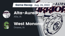 Recap: Alta-Aurelia  vs. West Monona  2022