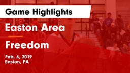 Easton Area  vs Freedom  Game Highlights - Feb. 6, 2019