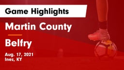 Martin County  vs Belfry Game Highlights - Aug. 17, 2021