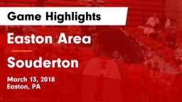 Easton Area  vs Souderton  Game Highlights - March 13, 2018